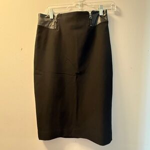 Halogen Black Pencil Skirt